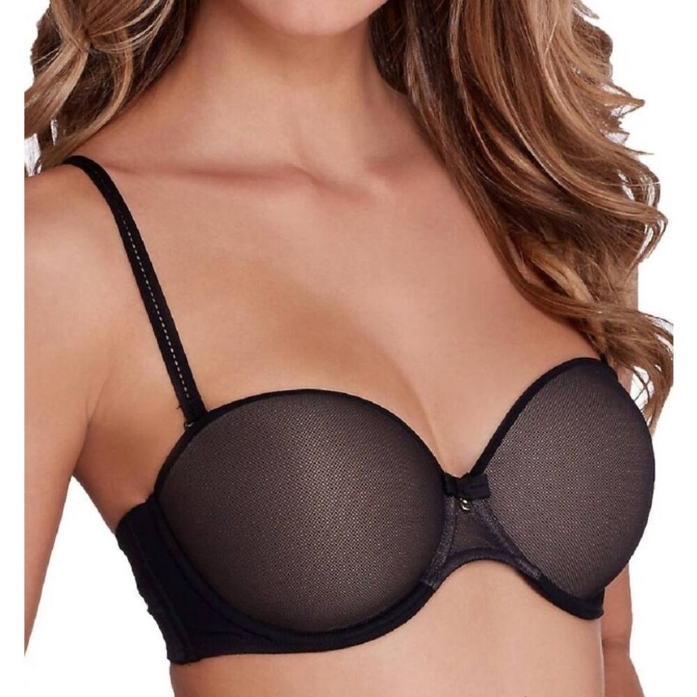 Chantelle Vous Et Moi Strapless Bra Black Size 34DDD | Convertible Underwire Bra - Picture 1 of 8